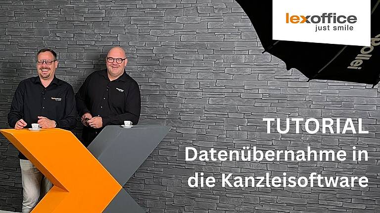 Daten&uuml;bernahme in die Kanzleisoftware Tutorial