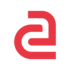 Amagno logo rgb lettering leuchtrot