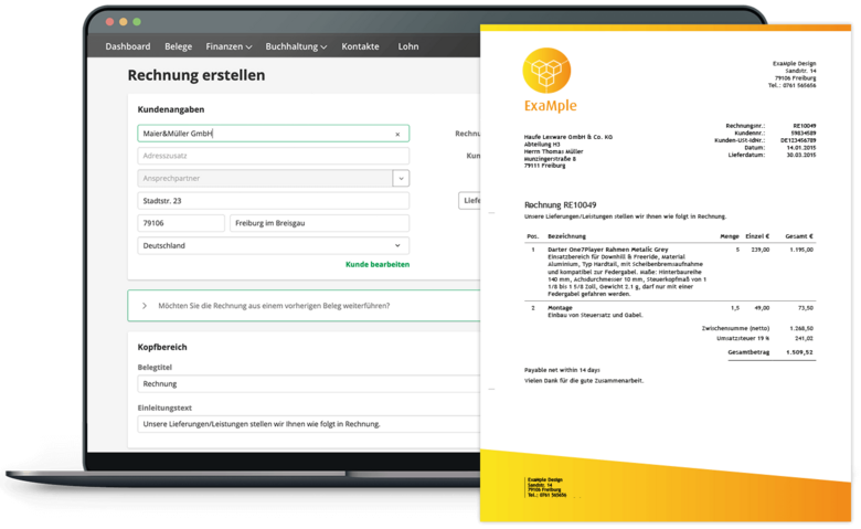 Grafik funk layout 002 lexoffice rechnungsprogramm buchhaltungssoftware