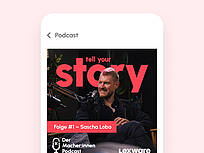 Podcast-Cover: Sascha Lobo in Folge 1 von &sbquo;Tell Your Story